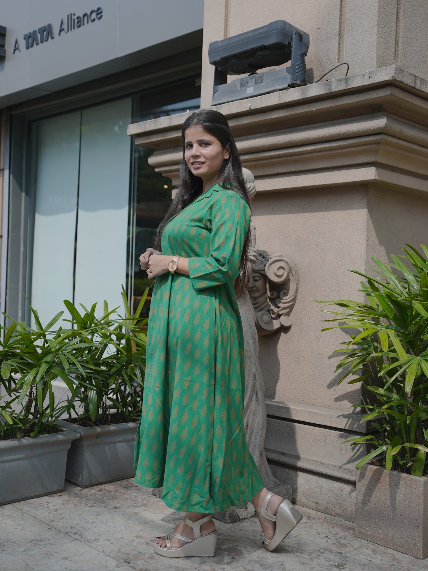 Handwoven Ikkat Dress