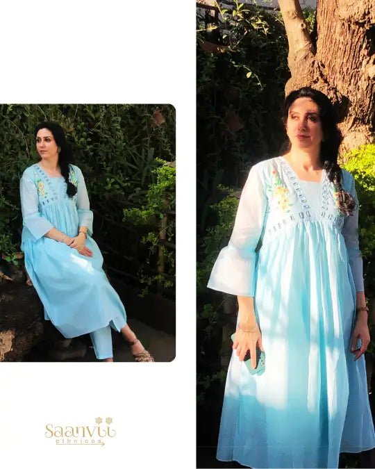 Cotton Muslin Co-Ord Set