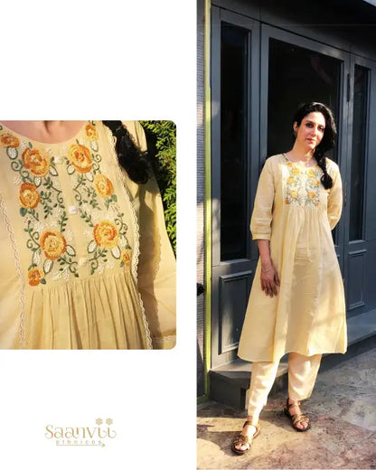 Cotton Muslin Co-Ord Set