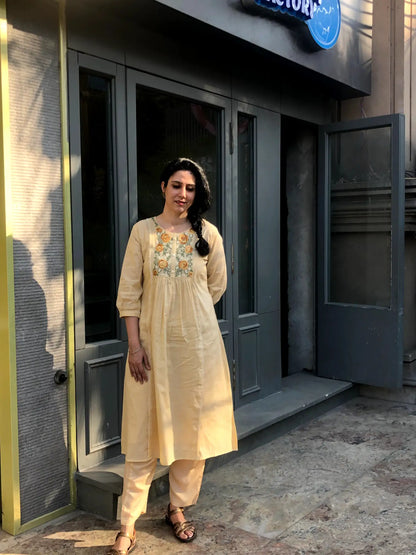 Cotton Muslin Co-Ord Set