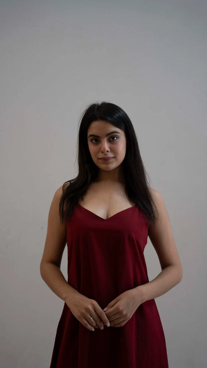 Handblock dress sleeveless