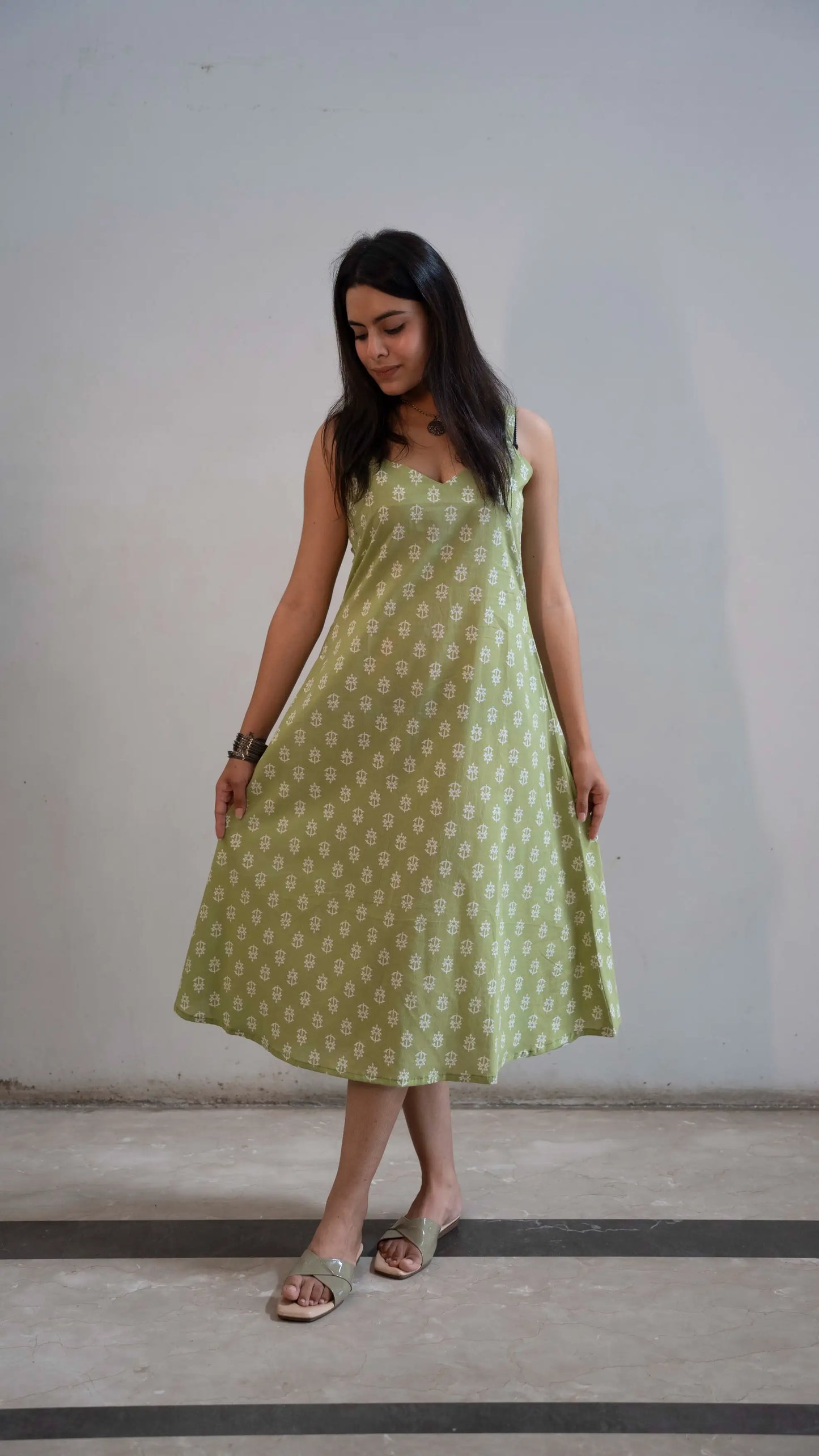 Handblock dress