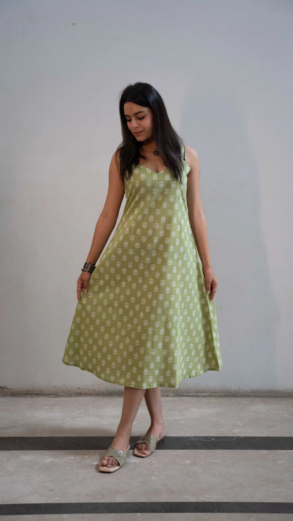 Handblock dress