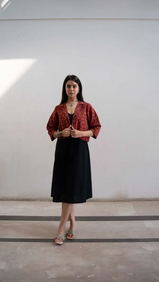 Handblock Ajrakh Jackets