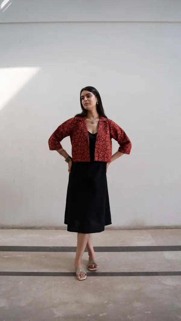 Handblock Ajrakh Jackets