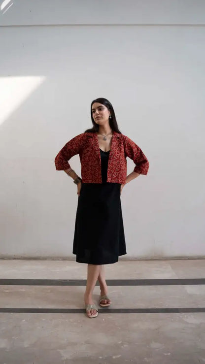 Handblock Ajrakh Jackets