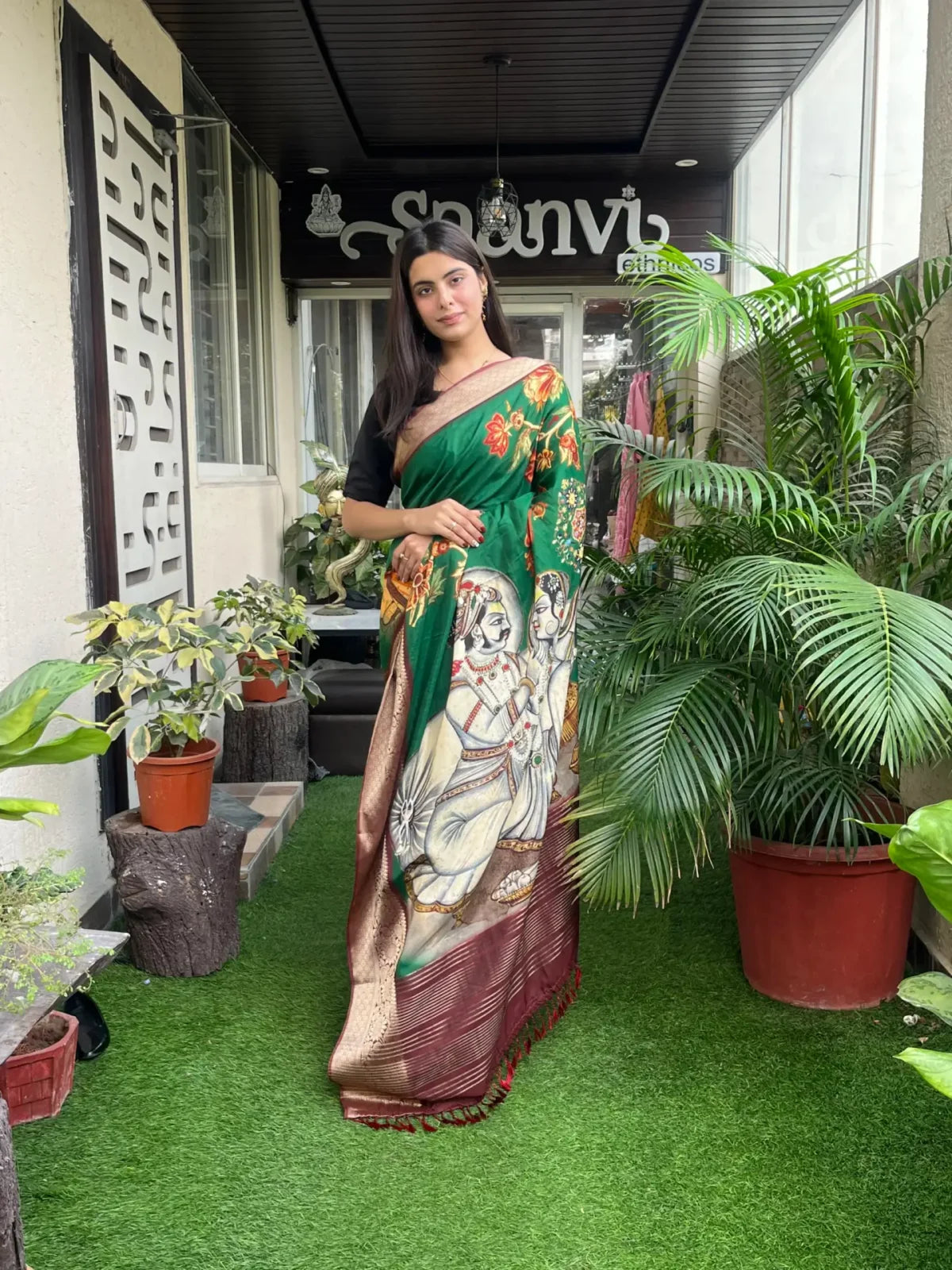 Dola silk digital sarees