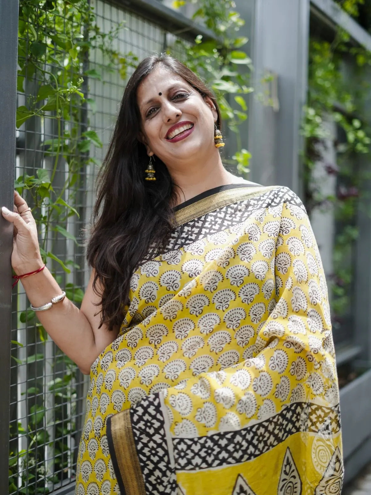 Maheshwari handblock saree