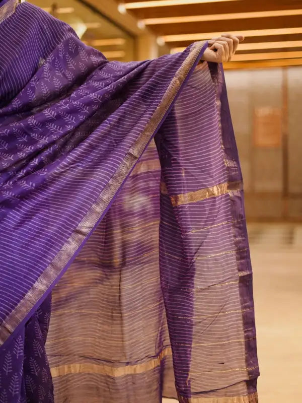 Maheshwari handblock saree