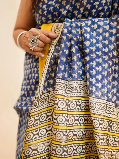 Maheshwari handblock saree