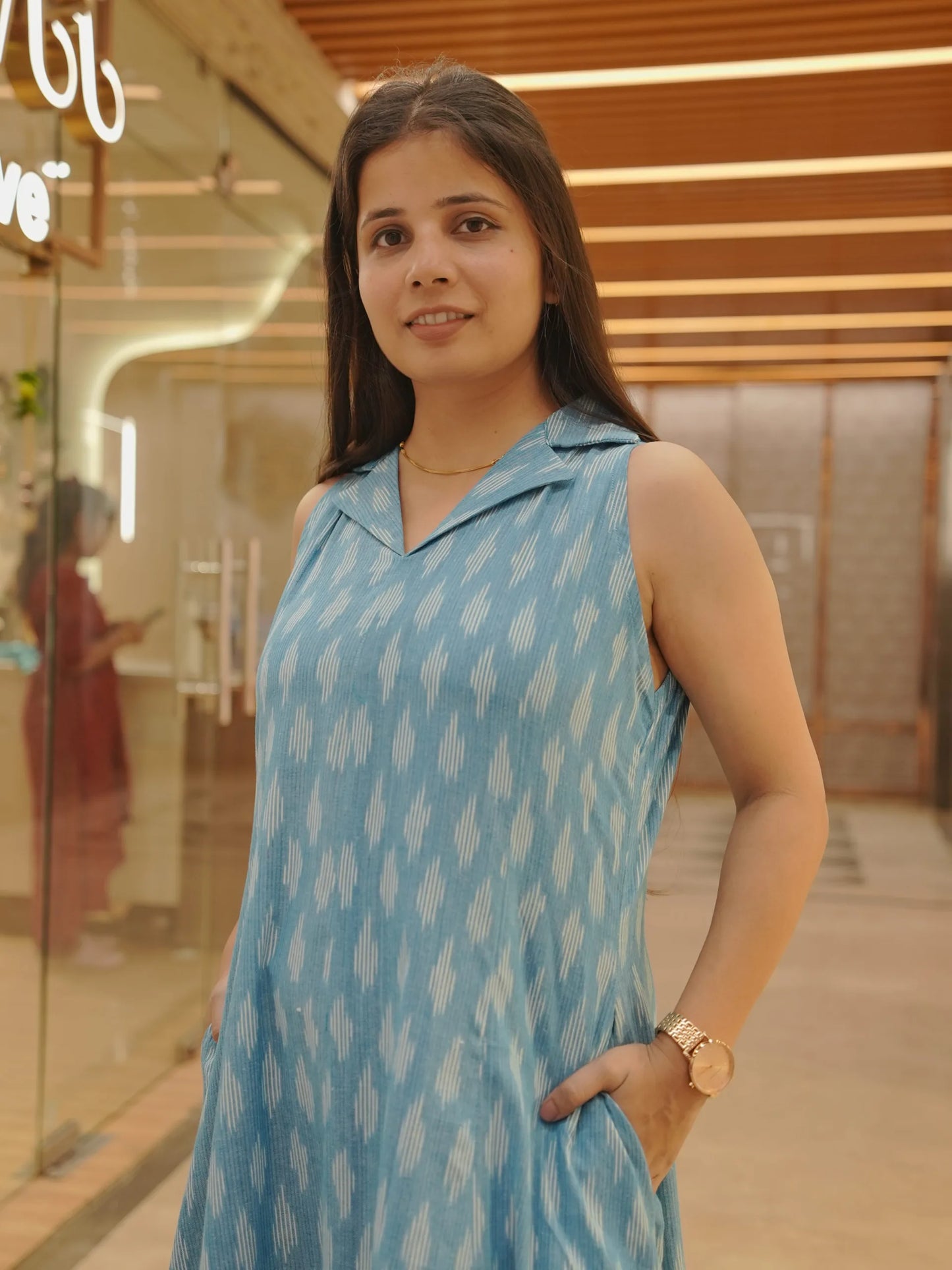 Handwoven Ikkat Dress