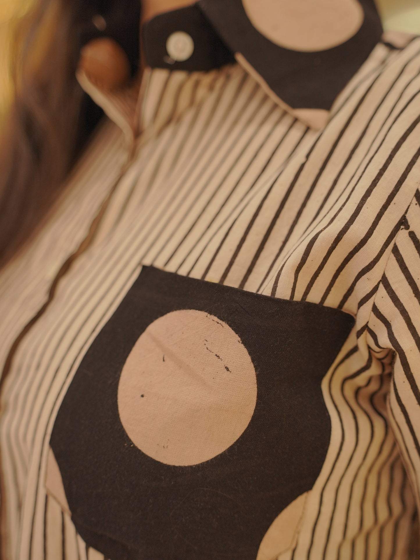 Pure handblock Cotton Beige Co-ord Set